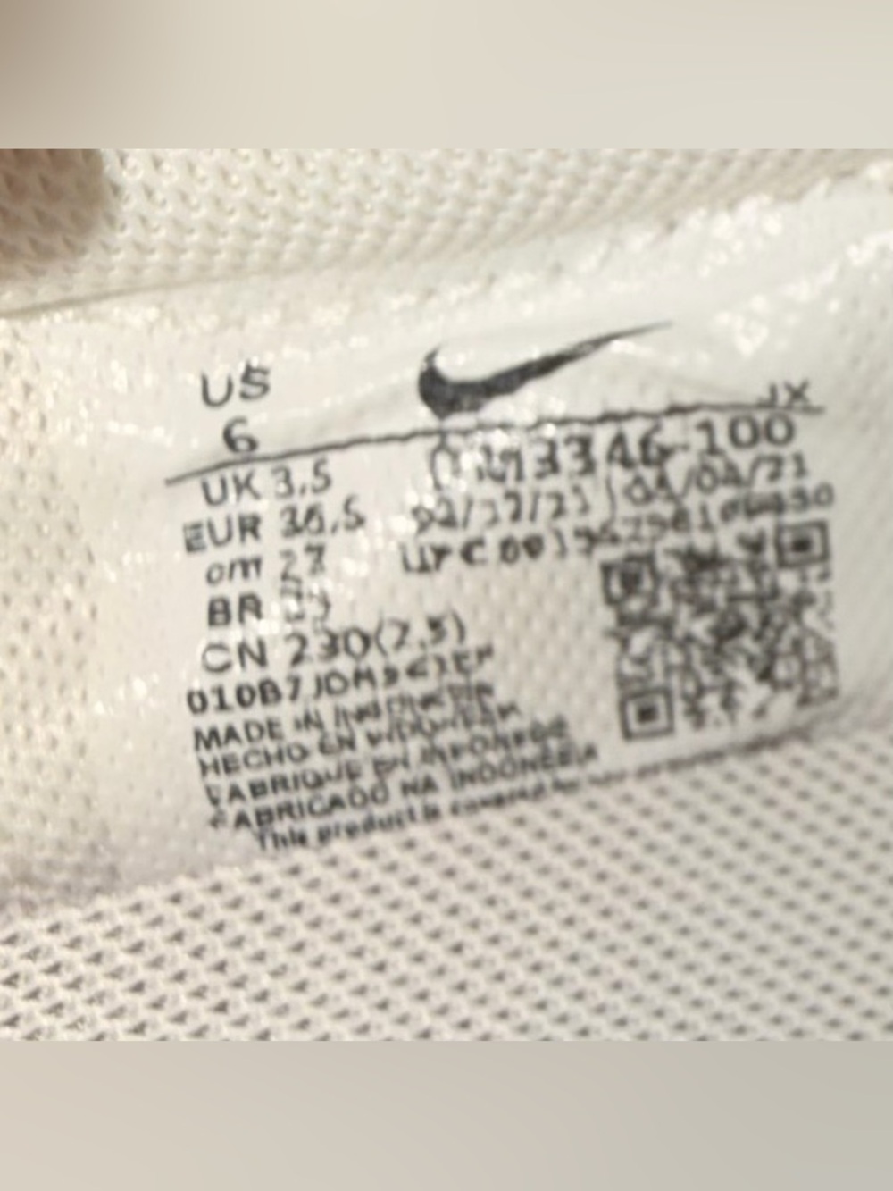 Nike DBreak SE Leopard Sail (Women's) Sneakers/ Shoes Size 6 - Picture 9 of 9